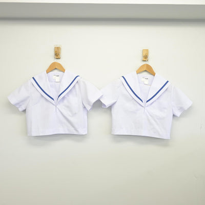 【中古】愛知県 刈谷南中学校 女子制服 2点（セーラー服）sf037156