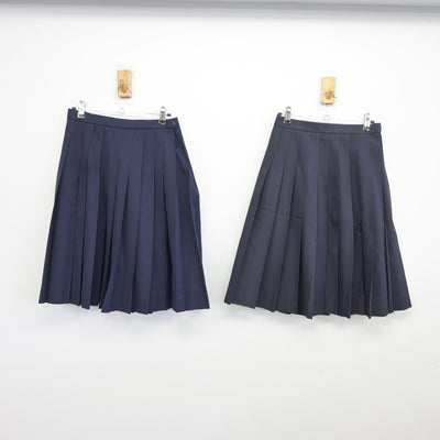 【中古】滋賀県 真野中学校 女子制服 4点（ブレザー・スカート）sf037190