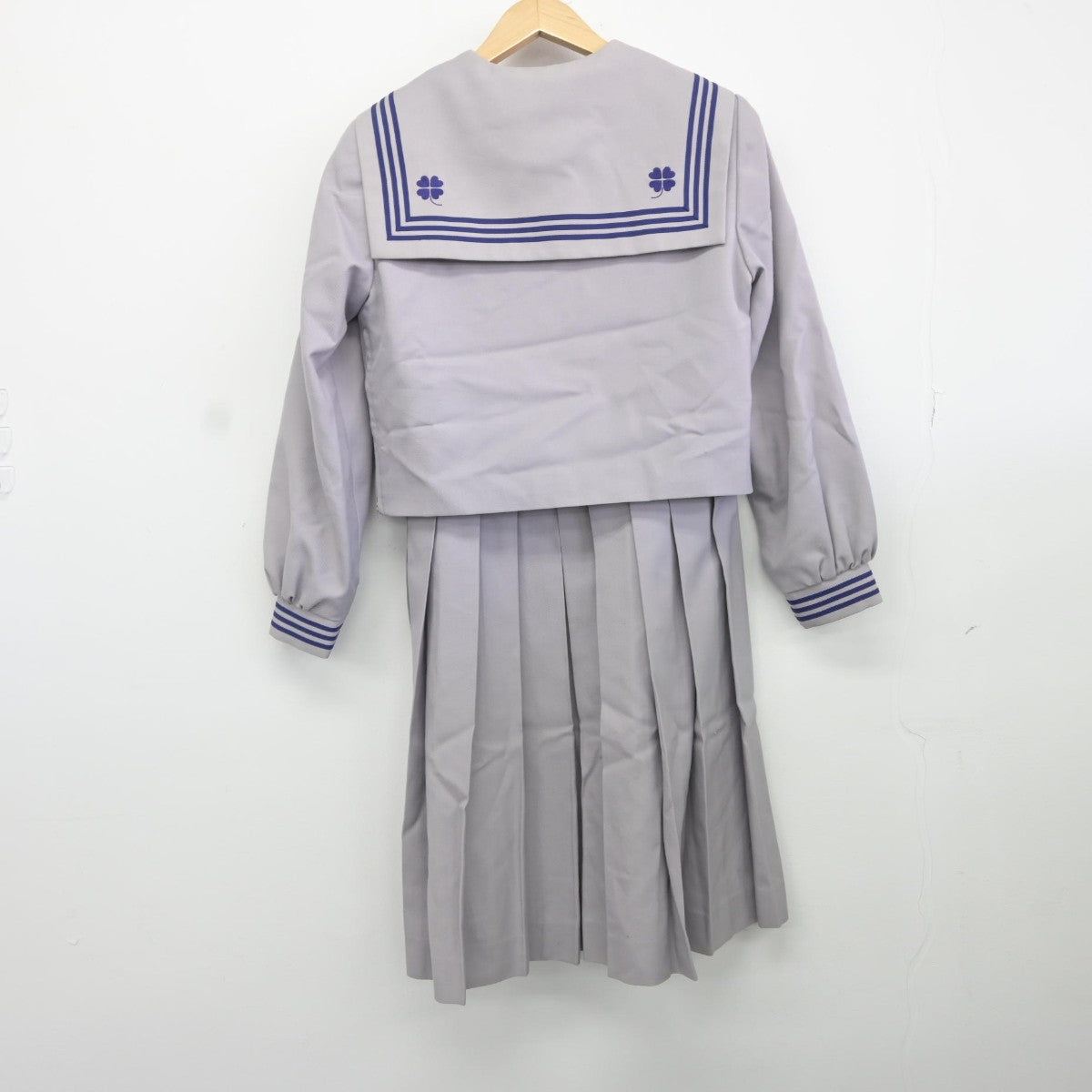 【中古】福岡県 門司学園中学校高等学校 女子制服 4点（セーラー服・ジャンパースカート）sf037198