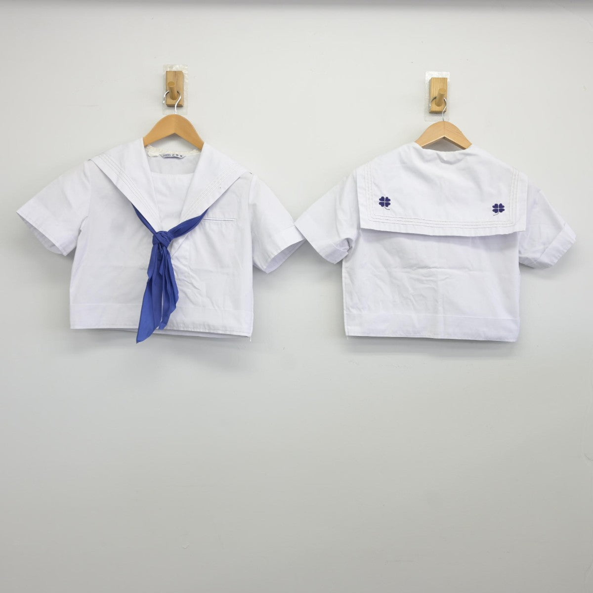 【中古】福岡県 門司学園中学校高等学校 女子制服 4点（セーラー服・スカート）sf037199