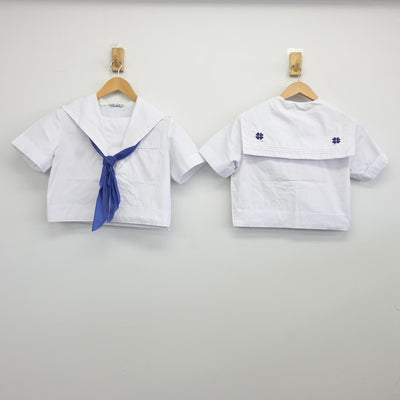 【中古】福岡県 門司学園中学校高等学校 女子制服 4点（セーラー服・スカート）sf037199