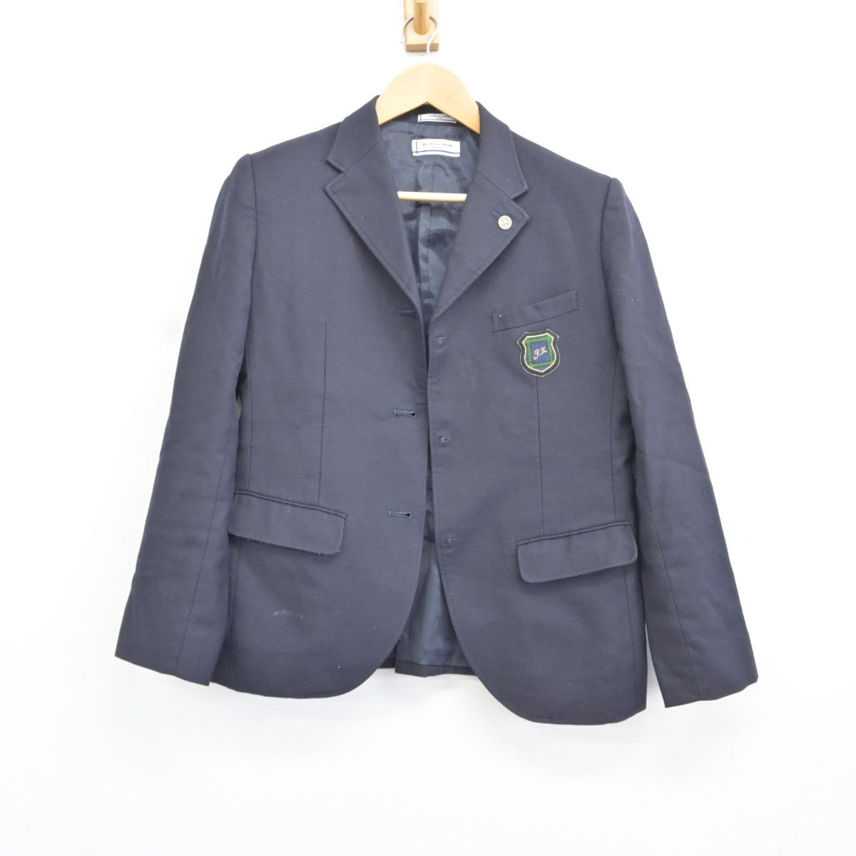 【中古】福岡県 福岡講倫館高等学校 女子制服 2点（ブレザー・スカート）sf037223