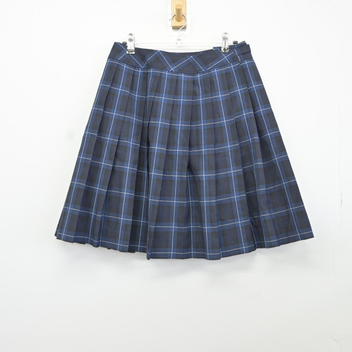 【中古】福岡県 福岡講倫館高等学校 女子制服 2点（ニットベスト・スカート）sf037224