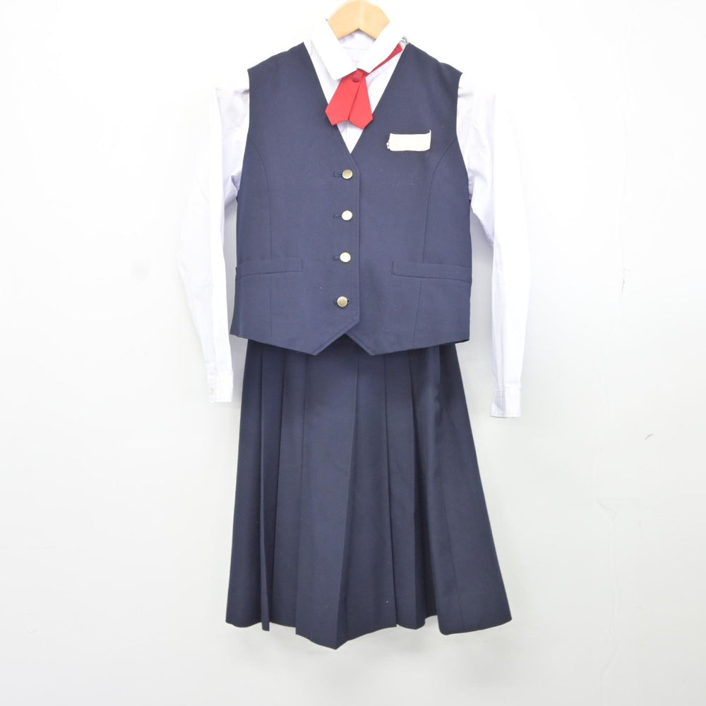 【中古】大分県 大分市立東陽中学校 女子制服 5点（ブレザー・ベスト・シャツ・スカート）sf037232 | 中古制服通販パレイド