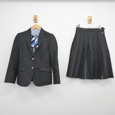 【中古】福岡県 福翔高等学校 女子制服 4点（ブレザー・シャツ・スカート）sf037234