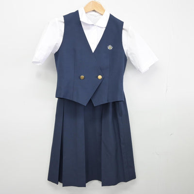 【中古】東京都 青梅第二中学校 女子制服 3点（部活ユニフォーム 下・シャツ・スカート）sf037241