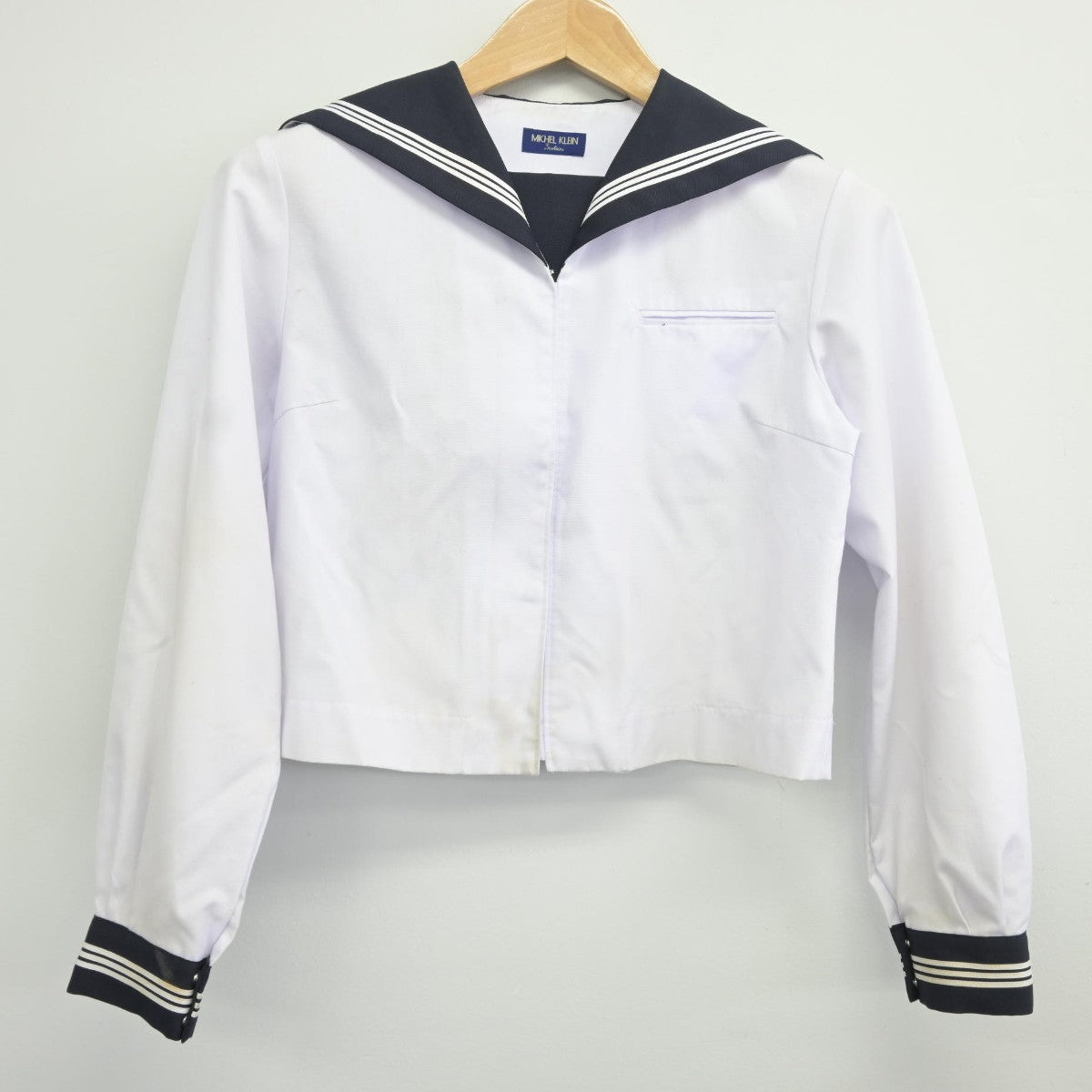 【中古】青森県 下田中学校 女子制服 2点（セーラー服）sf037244