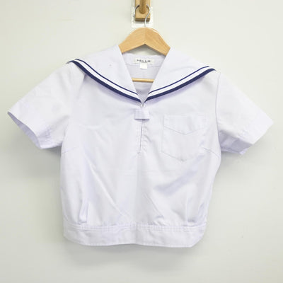 【中古】石川県 遊学館高等学校 女子制服 4点（セーラー服・スカート）sf037246