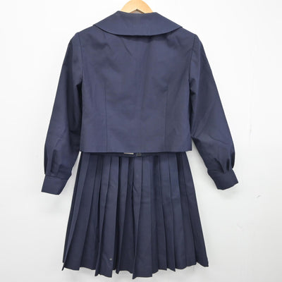 【中古】広島県 福山葦陽高等学校 女子制服 2点（セーラー服・スカート）sf037252