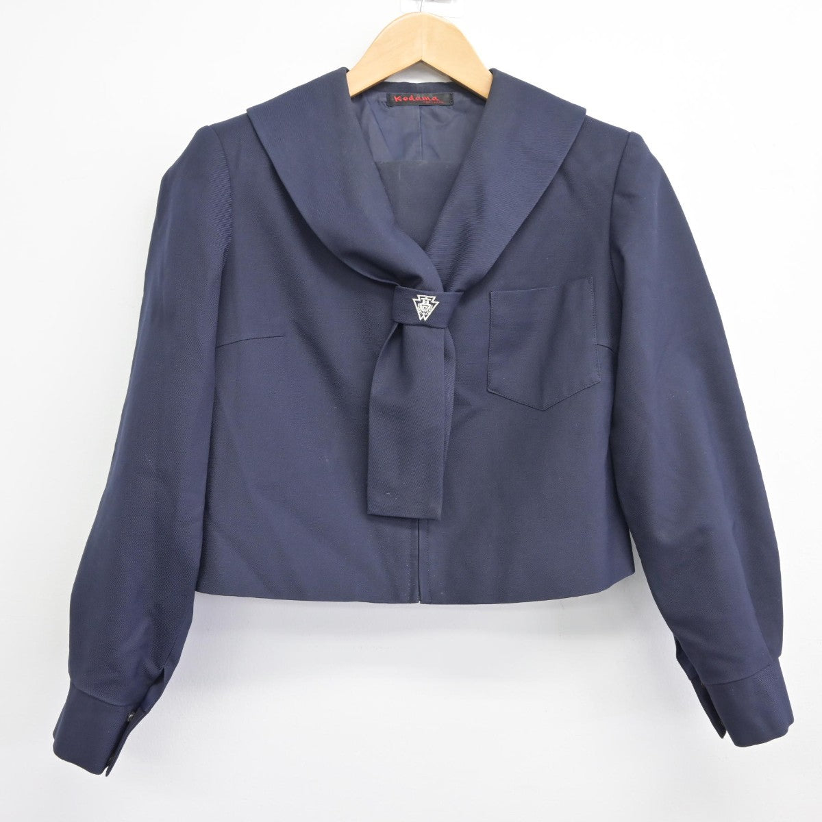 【中古】広島県 福山葦陽高等学校 女子制服 2点（セーラー服・スカート）sf037252