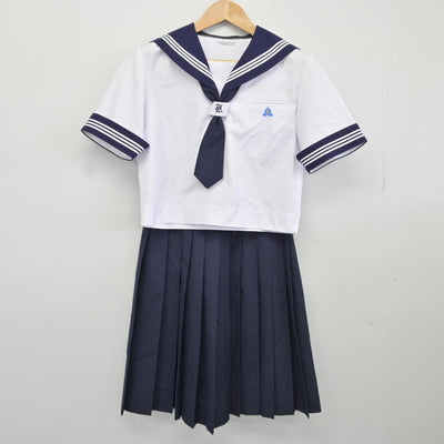 【中古】東京都 葛美中学校 女子制服 4点（セーラー服・スカート）sf037259