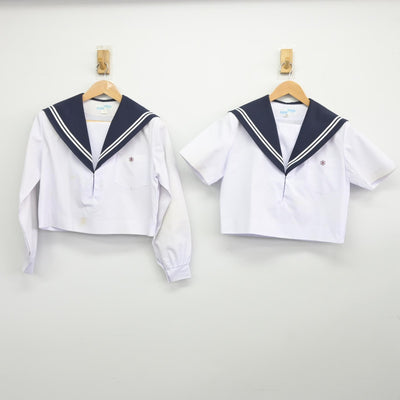 【中古】愛知県 中村高等学校 女子制服 2点（セーラー服）sf037277