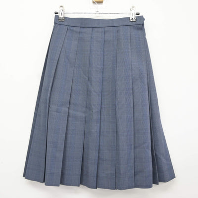 【中古】岐阜県 鶯谷中学高等学校 女子制服 4点（シャツ・ニットベスト・スカート）sf037284