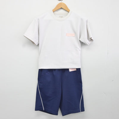 【中古】埼玉県 和光市立第二中学校 女子制服 2点（体操服 上・体操服 下）sf037296