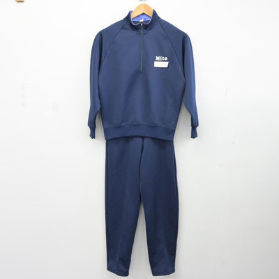 【中古】大阪府 弥刀中学校 女子制服 2点（ジャージ 上・ジャージ 下）sf037308