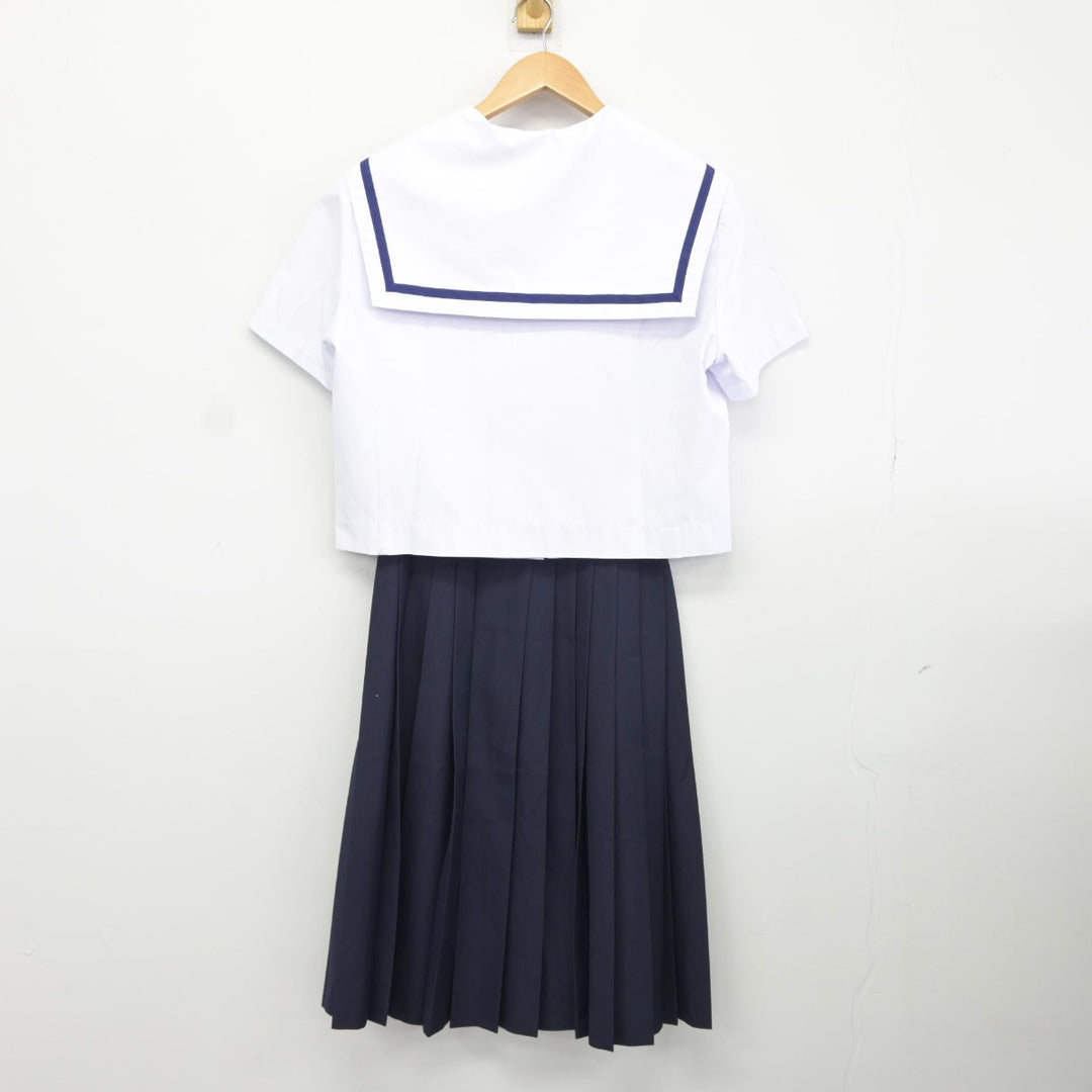 【中古】愛知県 北里中学校 女子制服 3点（セーラー服・スカート）sf037323