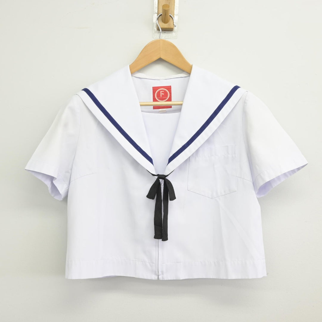 【中古】愛知県 北里中学校 女子制服 3点（セーラー服・スカート）sf037323