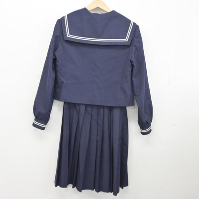 【中古】愛知県 吉田方中学校 女子制服 3点（セーラー服・スカート）sf037344