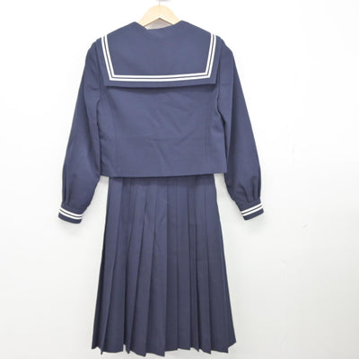【中古】愛知県 吉田方中学校 女子制服 3点（セーラー服・スカート）sf037345