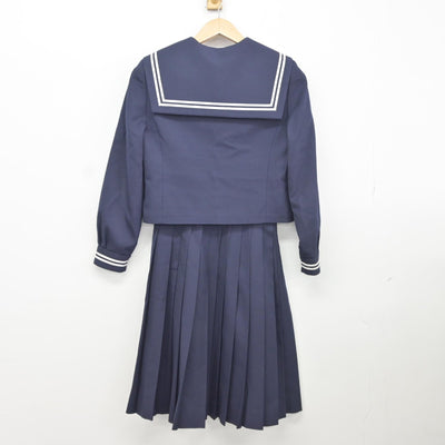 【中古】愛知県 吉田方中学校 女子制服 2点（セーラー服・スカート）sf037346