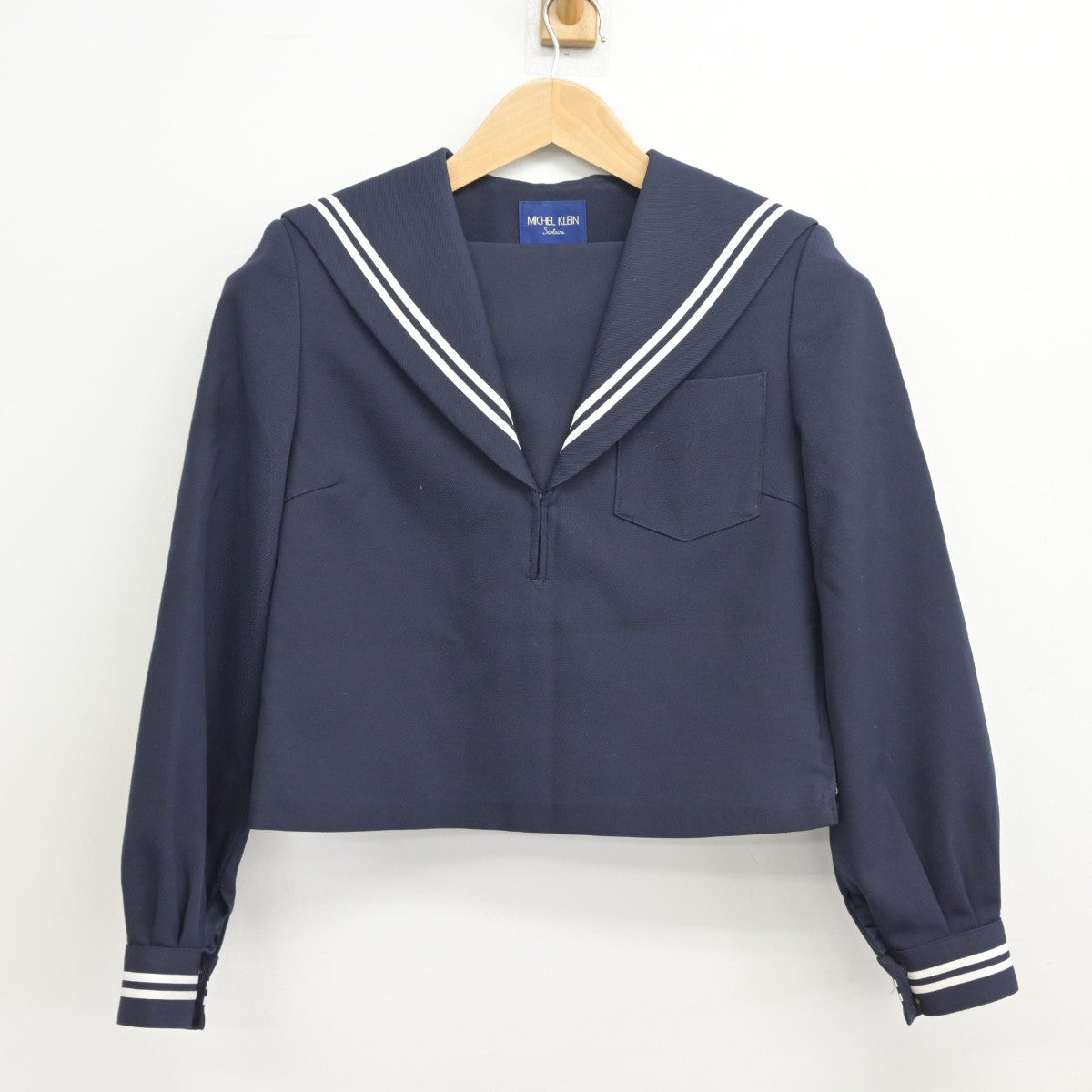 【中古】愛知県 吉田方中学校 女子制服 2点（セーラー服・スカート）sf037346