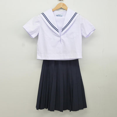 【中古】愛知県 吉田方中学校 女子制服 2点（セーラー服・スカート）sf037347