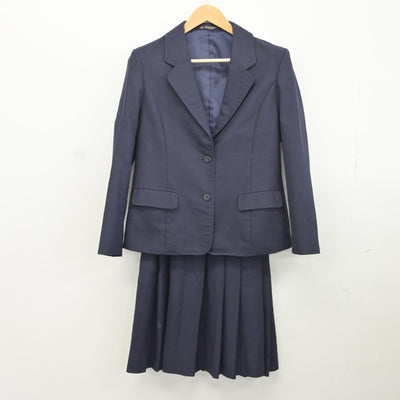 【中古】愛知県 豊橋西高等学校 女子制服 2点（ブレザー・スカート）sf037350