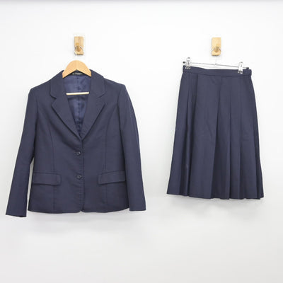 【中古】愛知県 豊橋西高等学校 女子制服 2点（ブレザー・スカート）sf037350