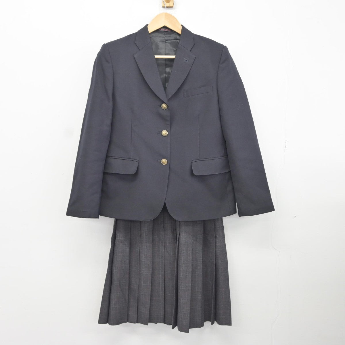 【中古】東京都 松江第五中学校 女子制服 2点（ブレザー・スカート）sf037352