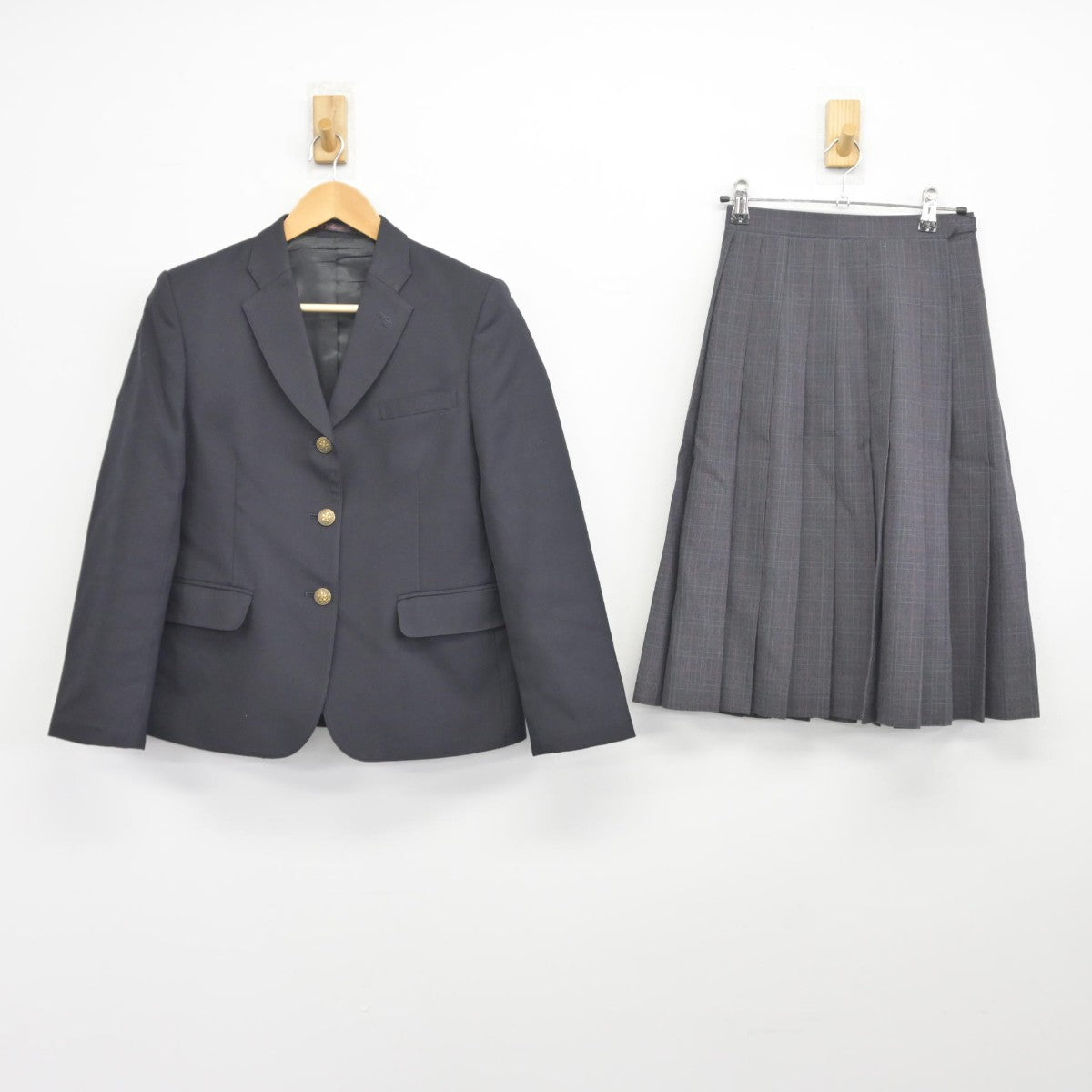 【中古】東京都 松江第五中学校 女子制服 2点（ブレザー・スカート）sf037352