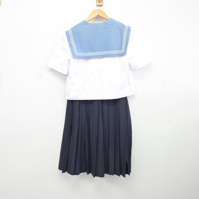 【中古】大阪府 堀江中学校 女子制服 3点（セーラー服・スカート）sf037354