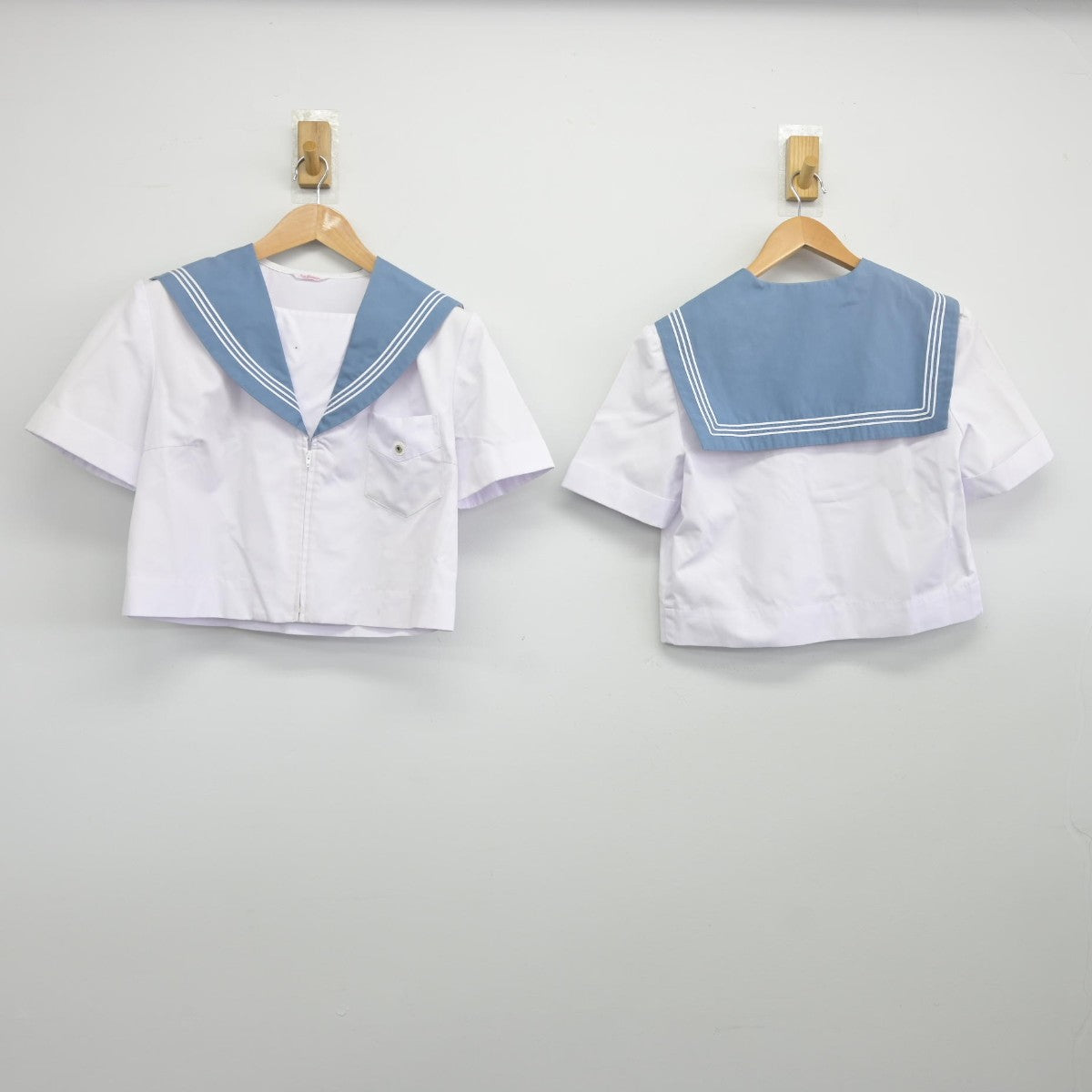 【中古】大阪府 堀江中学校 女子制服 3点（セーラー服・スカート）sf037354