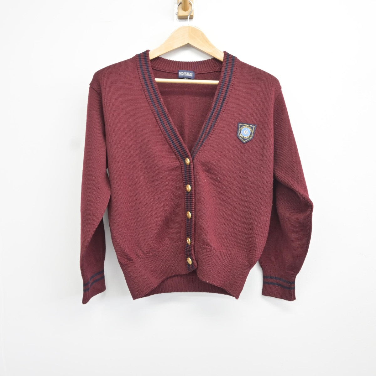 【中古】福島県 福島成蹊高等学校 女子制服 2点（ニット・スカート）sf037360