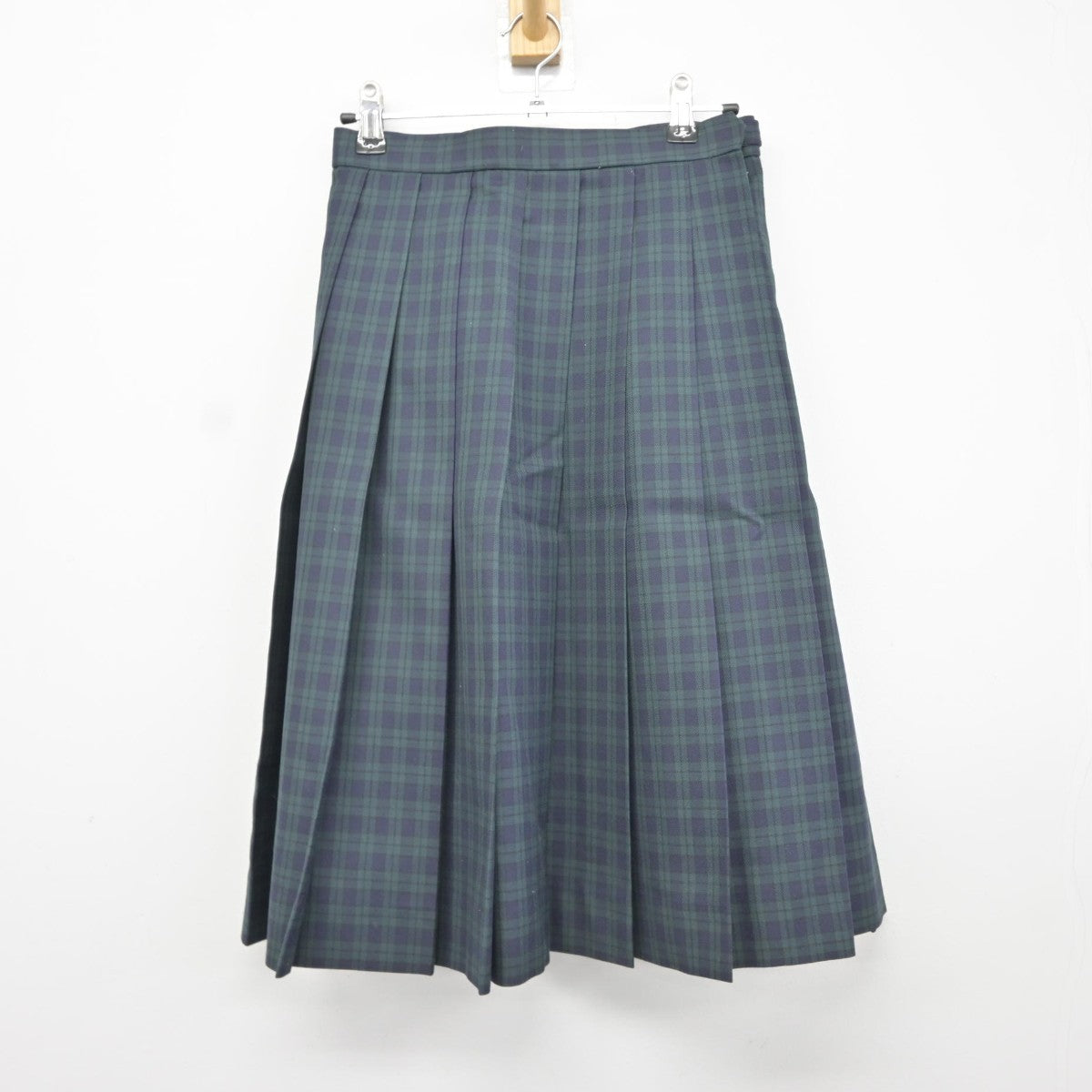 【中古】福島県 福島成蹊高等学校 女子制服 2点（ニット・スカート）sf037360