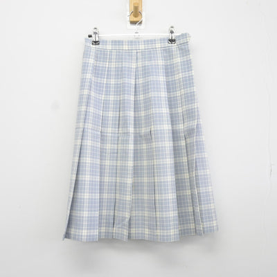 【中古】福島県 福島成蹊高等学校 女子制服 3点（ニットベスト・シャツ・スカート）sf037361