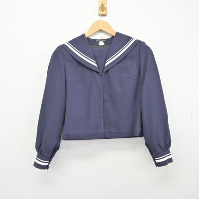 【中古】静岡県 掛川西中学校 女子制服 1点（セーラー服）sf037364