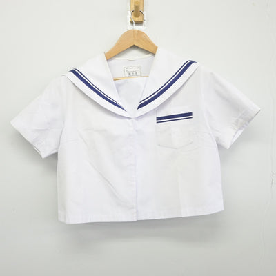 【中古】静岡県 掛川西中学校 女子制服 2点（セーラー服・セーラー服）sf037368