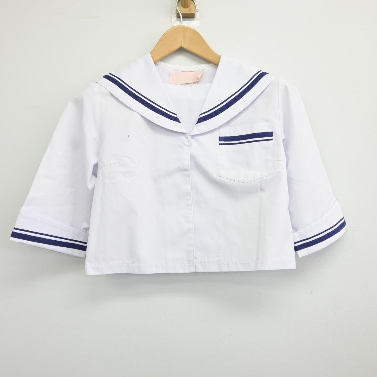 【中古】静岡県 掛川西中学校 女子制服 2点（セーラー服・セーラー服）sf037370