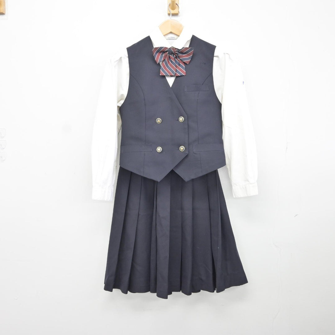 中古】佐賀県 佐賀商業高等学校 女子制服 6点（ブレザー・ベスト・シャツ・スカート）sf037381 | 中古制服通販パレイド