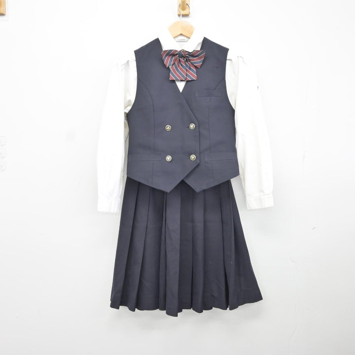 【中古】佐賀県 佐賀商業高等学校 女子制服 6点（ブレザー・ベスト・シャツ・スカート）sf037381 | 中古制服通販パレイド