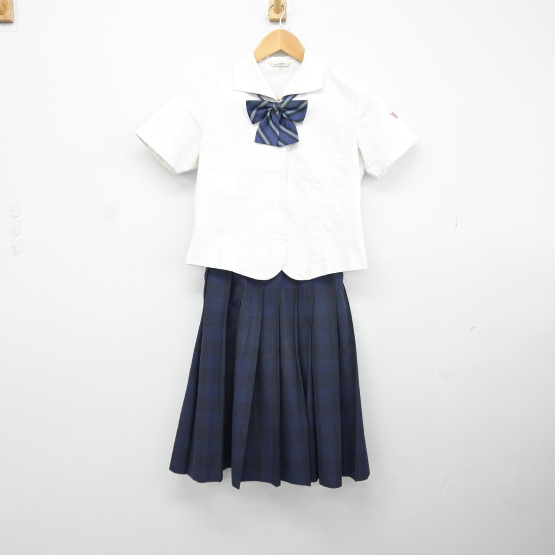 中古】佐賀県 佐賀商業高等学校 女子制服 4点(シャツ・スカート 中古】佐賀県 佐賀商業高等学校 女子制服 4点(シャツ・スカート