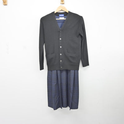 【中古】福岡県 長丘中学校/旧制服 女子制服 2点（ニット・ジャンパースカート）sf037391