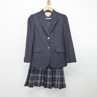 【中古】神奈川県 城山中学校 女子制服 3点（ブレザー・スカート・スカート）sf037403