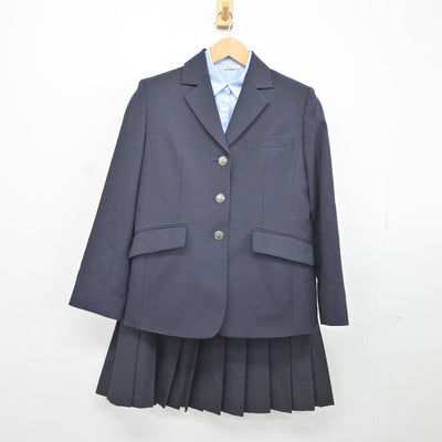 【中古】東京都 下北沢成徳高等学校 女子制服 4点（ブレザー・ニット・シャツ・スカート）sf037410