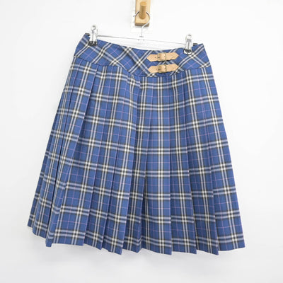 【中古】東京都 下北沢成徳高等学校 女子制服 3点（ニットベスト・シャツ・スカート）sf037411