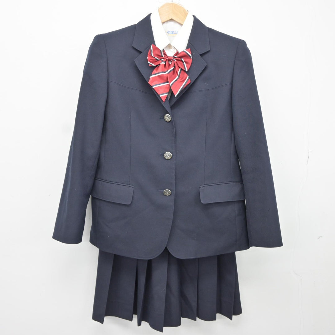 【中古】静岡県 静岡北高等学校 女子制服 4点（ブレザー・シャツ・スカート）sf037436