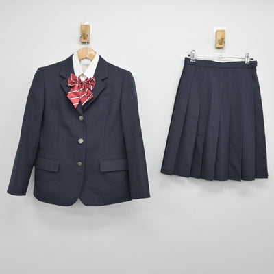 【中古】静岡県 静岡北高等学校 女子制服 4点（ブレザー・シャツ・スカート）sf037436