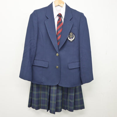 【中古】東京都 立川第二中学校 女子制服 4点（ブレザー・シャツ・スカート）sf037450