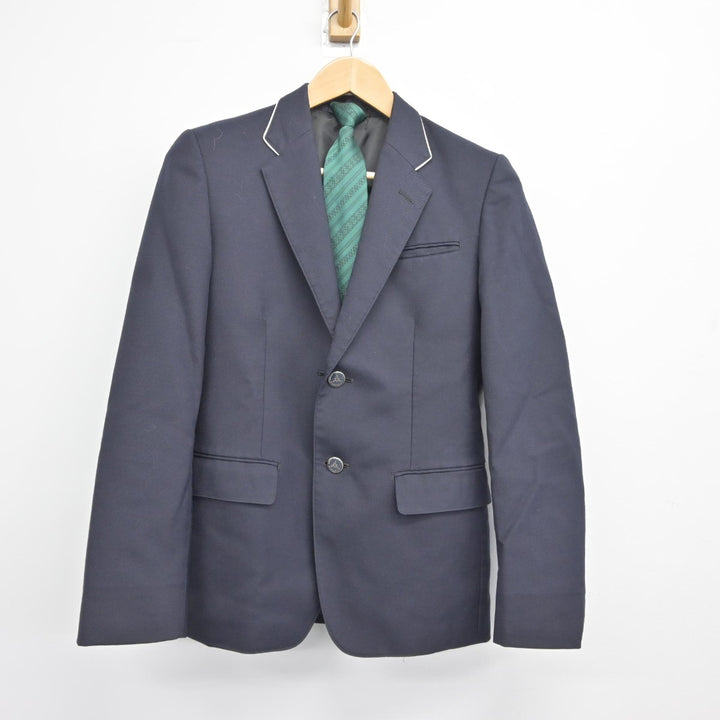 中古】福岡県 福岡市内中学校新標準服 男子制服 3点（ブレザー
