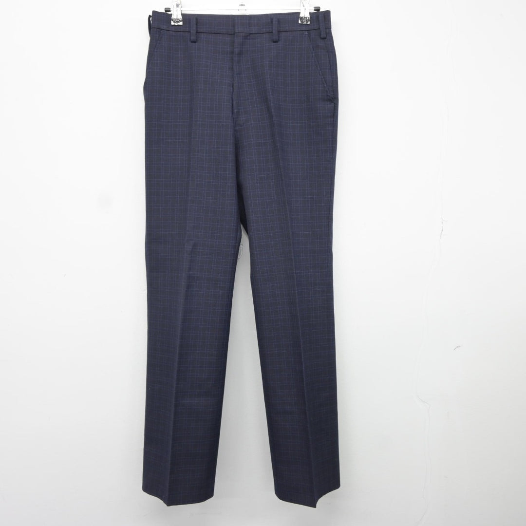 中古】福岡県 福岡市内中学校新標準服 男子制服 3点（ブレザー